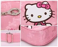 Hello Kitty Bag, Hello Kitty Purse For Girls-Pink KT Cat Crossbody Bag, Hello Kitty Mini Pink Small Shoulder Handbag For Girl, Mini Travel Bag For Girls, KT Cat Purse For Girls. -Samsonite Sales Store 41 xTaOKxUL