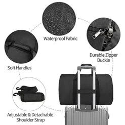 Carry On Garment Bags Convertible Suit Bag With Shoes Compartment Waterproof 2 In 1 Travel Duffle Bag Large Garment Bags Garment Duffle Bag For Men Black 13 Carry On Garment Bags Convertible Suit Bag With Shoes Compartment Waterproof 2 In 1 Travel Duffle Bag Large Garment Bags Garment Duffle Bag For Men Black -Samsonite Sales Store 41ecFHgrbFS