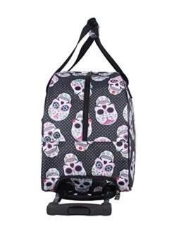 Betsey Johnson Luggage Designer Pattern Suitcase Wheeled Duffel Carry On Bag (Paris Love) (One 9 Betsey Johnson Luggage Designer Pattern Suitcase Wheeled Duffel Carry On Bag (Paris Love) (One -Samsonite Sales Store 41hYpHBGrKL