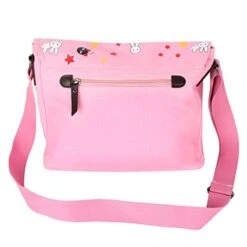 JOCHUI Canvas Anime Messenger Bag Girls Shoulder Bag Satchel School Bag Pink -Samsonite Sales Store 41kRoesfdYL