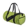 Duffel Bag Green White Pattern Women Garment Gym Tote Bag Best Sports Bag For Boys