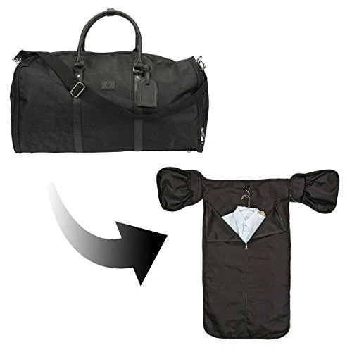 1 Voice 1VFB16_49 The Weekender Garment Bag, Black 2 1 Voice 1VFB16_49 The Weekender Garment Bag, Black - Image 2