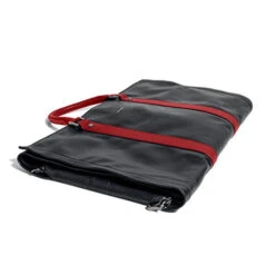 Project 11 Garment Weekender Black Leather With Red Accents Bag By Hook & Albert -Samsonite Sales Store 41mqXVotGyL
