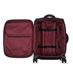 Lipault - Snowflake Carry-On Cabin Size Suitcase Spinner Luggage For Women - Black -Samsonite Sales Store 41nOler2NfS