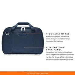 Briggs & Riley Expandable Cabin Bag, Navy 26 Briggs & Riley Expandable Cabin Bag, Navy -Samsonite Sales Store 41pGfO7NIqL