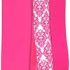Gusseted Gown Garment Bag For Women’s Prom And Bridal Wedding Dresses - Travel Folding Loop, ID Window-72” X 24” With 10” Tapered Gusset - Fuchsia / White - By Your Bags