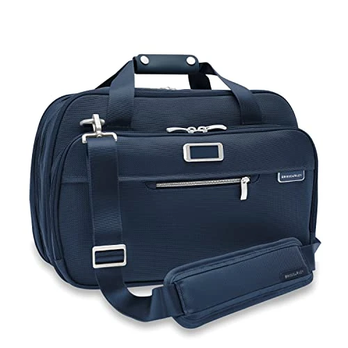 Briggs & Riley Expandable Cabin Bag, Navy 1 Briggs & Riley Expandable Cabin Bag, Navy