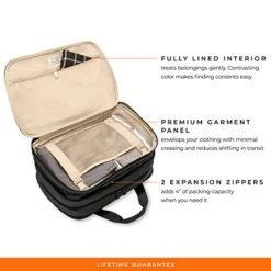 Briggs & Riley Expandable Cabin Bag, Black -Samsonite Sales Store 41rY4Xtl6 L