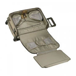 Briggs & Riley Baseline-Softside Carry-On Wheeled Upright Garment Bag, Olive, One SIze -Samsonite Sales Store 41s59dLU XL