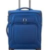 Delsey Unisex_Adult Optimax Lite Slim Cabin Trolley Case With 4 Double Wheels 55 Cm, Blue, One Size