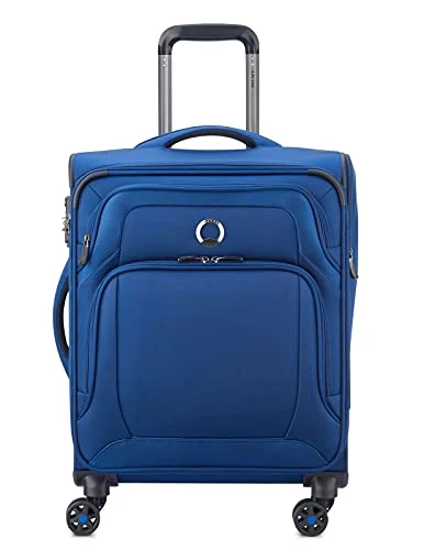 Delsey Unisex_Adult Optimax Lite Slim Cabin Trolley Case With 4 Double Wheels 55 Cm, Blue, One Size 1 Delsey Unisex_Adult Optimax Lite Slim Cabin Trolley Case With 4 Double Wheels 55 Cm, Blue, One Size
