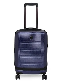 HEYS EZ Access 2.0 Range Navy Color Hard Cabin Luggage, Blue, Luggage