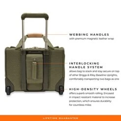 Briggs & Riley 2-Wheel Cabin Bag, Olive -Samsonite Sales Store 41u0l2TBgcL
