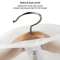 Univivi Hanging Garment Bag 43 Inch Suit Bag For Storage(Set Of 6) Washable Translucent Lightweight Garment Bags For Dress Suits, Jackets, T-Shirt, Sports Coats Etc. -Samsonite Sales Store 41uyPcgYb5L