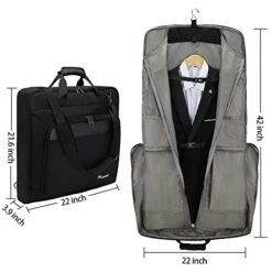 Modoker Suit Luggage Garment Bag With Shoulder Strap, Suit Carry On Bag Hanging Suitcase Black Garment Bags For Men Women Business Travel 8 Modoker Suit Luggage Garment Bag With Shoulder Strap, Suit Carry On Bag Hanging Suitcase Black Garment Bags For Men Women Business Travel -Samsonite Sales Store 41z24eDC1HL