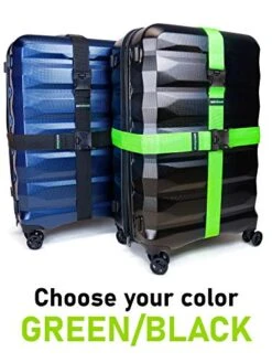Untethered 4-Pack Luggage Straps | Belts To Keep Your Suitcase Secure While Traveling, Premium Accessory For Travel Bag Closure -Samsonite Sales Store 41zyA2wbu L
