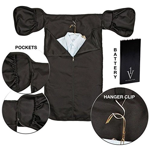 1 Voice 1VFB16_49 The Weekender Garment Bag, Black 5 1 Voice 1VFB16_49 The Weekender Garment Bag, Black - Image 5