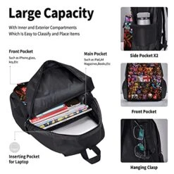 Five Nights At Freddy'S Backpack 3pcs Set Youth Boys Shoulder Bag Girls Bookbag With Lunch Bog Pencil Case Teens -Samsonite Sales Store 513bw3QvXES