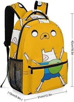 Cartoon Anime Adventure Time Kids School Bags Backpack For Students Bookbag Casual Daypack For Women Men 12 Cartoon Anime Adventure Time Kids School Bags Backpack For Students Bookbag Casual Daypack For Women Men -Samsonite Sales Store 516S XD2bNS