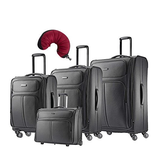 Samsonite Leverage LTE 5 Piece Carry-On Bundle | 20", 25", 29", Wheeled Garment Bag, Travel Pillow 1 Samsonite Leverage LTE 5 Piece Carry-On Bundle | 20", 25", 29", Wheeled Garment Bag, Travel Pillow