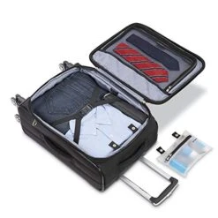 Samsonite Ascella X Softside Expandable Luggage With Spinner Wheels, Black, Carry-On 20-Inch -Samsonite Sales Store 516ssF4mxdL