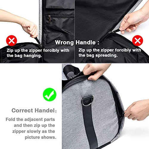 Crospack 45L Suit Garment Bag Shoulder Strap Duffle Travel Foldable Flight Bag 5 Crospack 45L Suit Garment Bag Shoulder Strap Duffle Travel Foldable Flight Bag - Image 5