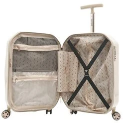 Kensie Women's 3D Gemstone TSA Lock Hardside Spinner Luggage, Rose Gold, 20-Inch Carry-On -Samsonite Sales Store 51EGCjQNmEL