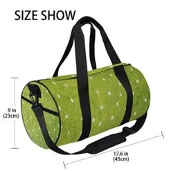 Duffel Bag Green White Pattern Women Garment Gym Tote Bag Best Sports Bag For Boys -Samsonite Sales Store 51GLQUCAgWL