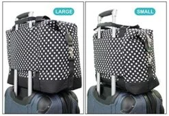 Travel Weekender Overnight Carry-on Shoulder Duffel Tote Bag (8" X 12" X 16 (Large), Black & White Stripes) -Samsonite Sales Store 51PNEng5BTL