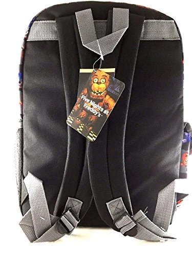 Five Nights At Freddy's Large Backpack 16" Boys School Book Bag Plus Lunch Bag 2 Five Nights At Freddy's Large Backpack 16" Boys School Book Bag Plus Lunch Bag - Image 2