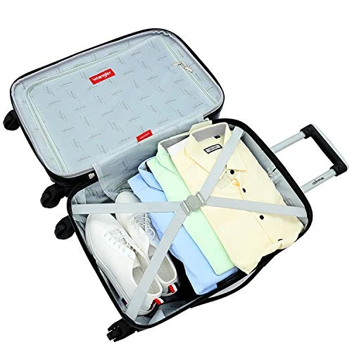 Wrangler Hardside Carry-On Spinner Luggage, Charcoal Grey, 20-Inch 2 Wrangler Hardside Carry-On Spinner Luggage, Charcoal Grey, 20-Inch - Image 2