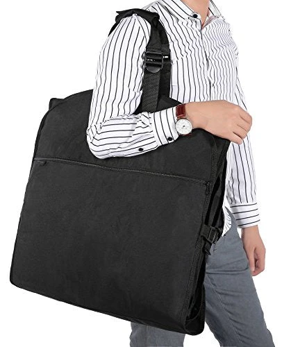 Magictodoor 60" Garment Bag Tri-Fold Gown Length W/Hanging Hook Large Pocket Destination Bag 1 Magictodoor 60" Garment Bag Tri-Fold Gown Length W/Hanging Hook Large Pocket Destination Bag