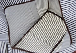 FakeFace Durable Waterproof Oxford Striped Travel Duffle Tote Carry On Duffel Bag For Women Men -Samsonite Sales Store 51TdzlrZEwL