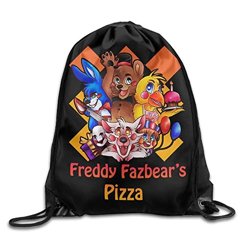 Five Nights At Freddys Pizza Drawstring Backpack Cinch Bag 1 Five Nights At Freddys Pizza Drawstring Backpack Cinch Bag