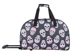Betsey Johnson Luggage Designer Pattern Suitcase Wheeled Duffel Carry On Bag (Paris Love) (One 11 Betsey Johnson Luggage Designer Pattern Suitcase Wheeled Duffel Carry On Bag (Paris Love) (One -Samsonite Sales Store 51WRe9AxcxL