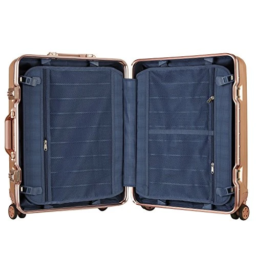 TPRC Donna Hardside/Aluminum Frame Spinner Luggage, Rose Gold, Carry-On 20-Inch 2 TPRC Donna Hardside/Aluminum Frame Spinner Luggage, Rose Gold, Carry-On 20-Inch - Image 2