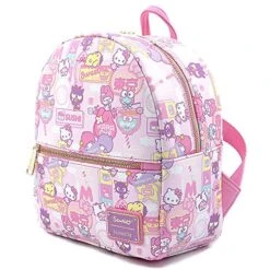 Loungefly Sanrio Hello Kitty Kawaii Convertible Double Strap Shoulder Bag Handbag Purse One Size -Samsonite Sales Store 51YxwgElk0L