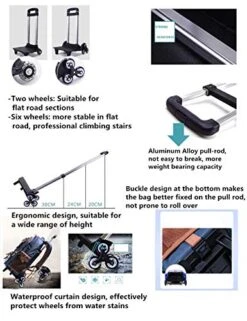 C-Xka Nylon Rolling Backpack Carry-On Luggage Travel Duffel Bag Wheeled Book Bag Detachable Dual 11 C-Xka Nylon Rolling Backpack Carry-On Luggage Travel Duffel Bag Wheeled Book Bag Detachable Dual -Samsonite Sales Store 51Z539SHCqL