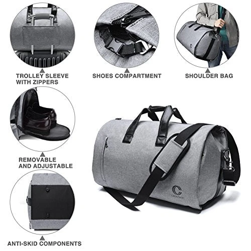 Crospack 45L Suit Garment Bag Shoulder Strap Duffle Travel Foldable Flight Bag 4 Crospack 45L Suit Garment Bag Shoulder Strap Duffle Travel Foldable Flight Bag - Image 4