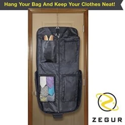 ZEGUR Suit Carry On Garment Bag For Travel & Business Trips With Shoulder Strap (Black) 14 ZEGUR Suit Carry On Garment Bag For Travel & Business Trips With Shoulder Strap (Black) -Samsonite Sales Store 51 2BSRXzqAgL 13612f39 6fd5 4f50 903b 34a9d760f16e