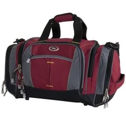 CALPAK Silver Lake Solid 22-inch Carry-on Duffel Bag, Deep Red, One Size -Samsonite Sales Store 51d4widGJWL