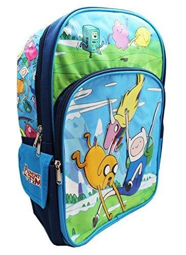 Adventure Time Jake, Finn, And Lady Rainicorn Full Size Kids Backpack (16In) 2 Adventure Time Jake, Finn, And Lady Rainicorn Full Size Kids Backpack (16In) - Image 2