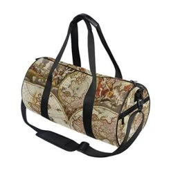 OuLian Duffel Bag Vintage Map Wallpapers - Cave Women Garment Gym Tote Bag Best Sports Bag For Boys -Samsonite Sales Store 51geYWIAmjL