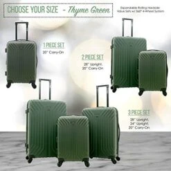 Wrangler Auburn Hills Hardside Spinner Luggage, Thyme Green, Carry-On 20-Inch 13 Wrangler Auburn Hills Hardside Spinner Luggage, Thyme Green, Carry-On 20-Inch -Samsonite Sales Store 51i25 QAGAL