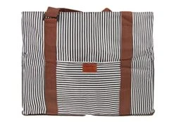 FakeFace Durable Waterproof Oxford Striped Travel Duffle Tote Carry On Duffel Bag For Women Men