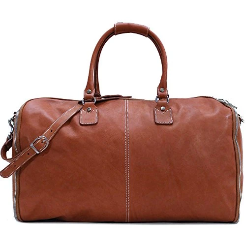 Convertible Full Grain Leather Garment Duffle Bag - Floto Parma Edition 1 Convertible Full Grain Leather Garment Duffle Bag - Floto Parma Edition