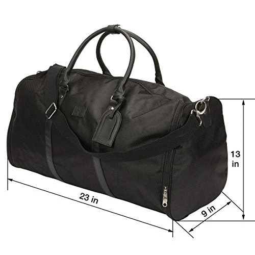 1 Voice 1VFB16_49 The Weekender Garment Bag, Black 3 1 Voice 1VFB16_49 The Weekender Garment Bag, Black - Image 3