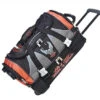 Harley Davidson Harley-Davidson 21 Inch Carry-On Duffel, Lightweight Wheeled Bag 99622-RUST/BLK