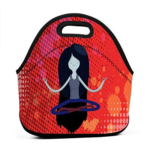Marce-line The Vam-pire Qu-een Lunch Bag For Kids, Insulated Neoprene Lunch Tote With Zipper For School Work Outdoor,QIMING SHIPPING Portable Bento Bag 1 Marce-line The Vam-pire Qu-een Lunch Bag For Kids, Insulated Neoprene Lunch Tote With Zipper For School Work Outdoor,QIMING SHIPPING Portable Bento Bag