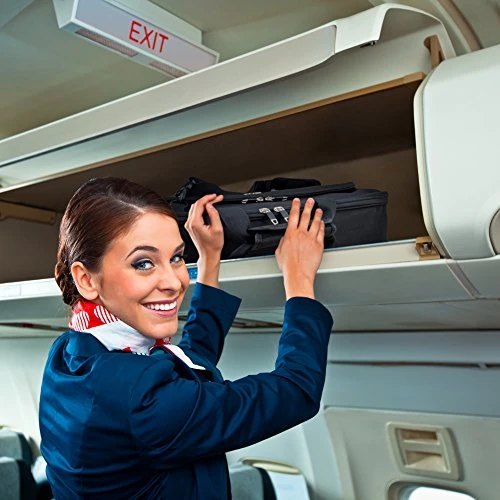 ZEGUR Suit Carry On Garment Bag For Travel & Business Trips With Shoulder Strap (Black) 8 ZEGUR Suit Carry On Garment Bag For Travel & Business Trips With Shoulder Strap (Black) - Image 8